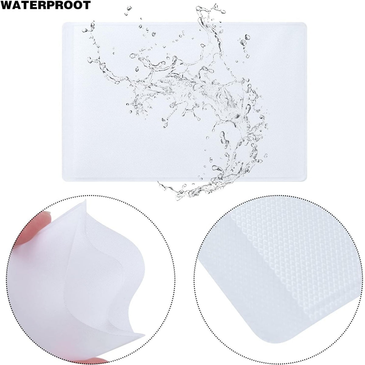 50pcs Credit Card Protector Sleeves Plastic Clear Waterproof Vertical ID Card Holder for Bank Social Security Medicare Business Insurance Card, 9.3cm×6.5cm