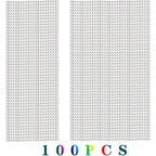 100 Pieces 304 Stainless Steel Necklace Extenders Bracelet Anklet Chain Extensions for DIY Jewelry Making Valentine's Day Birthday Gifts, 5 cm / 7 cm