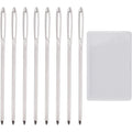 BronaGrand 50pcs 2.7 inch Metal Large Eye Blunt Needles Yarn Needles for Knitting Crochet Projects