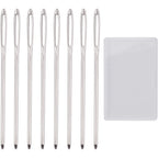 BronaGrand 50pcs 2.7 inch Metal Large Eye Blunt Needles Yarn Needles for Knitting Crochet Projects