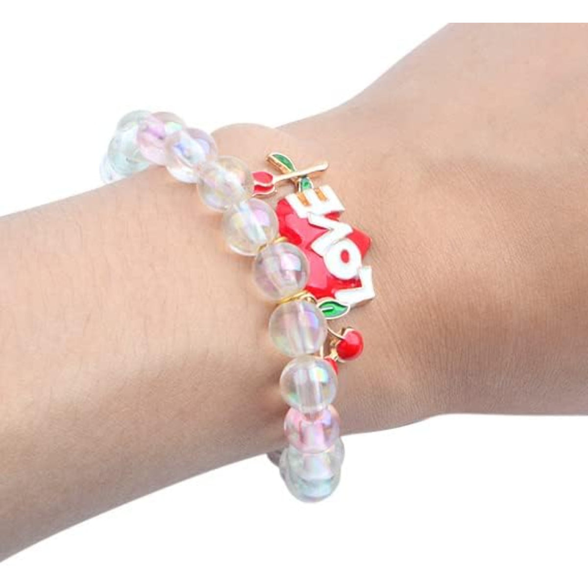 Enamel Charms,31pcs Red Theme Mixed Cute Enamel Charms Gold Plated Enamel Pendants Star Fruit Flower Charms for Making Jewelry Necklace Bracelet Earring