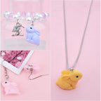 20pcs 5 Colors Resin Rabbit Charms Lovely Rabbit Shape Pendants Animal Dangle Charms Jewelry Accessories for DIY Necklace Bracelet Earrings