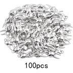 100pcs Antique Silver Teeth Pendant Charms Vintage Alloy Tooth-Shaped Dangle Pendants Craft Supplies for DIY Necklace Bracelet Jewelry Making Findings, 19 x 8 mm