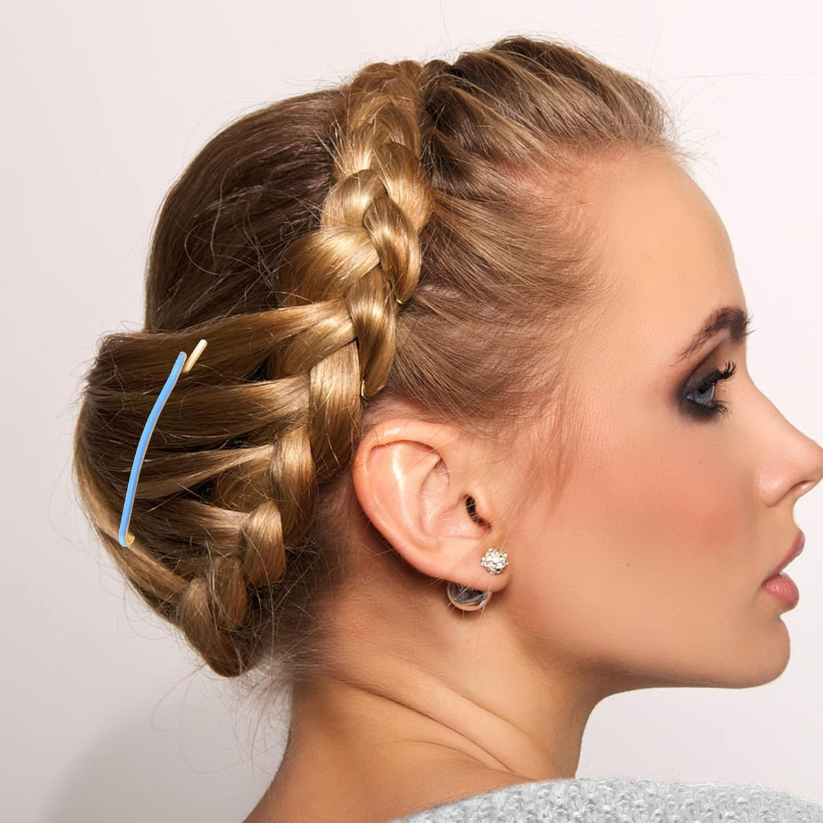 24 Pieces Enamel Bobby Hair Pins Simple Metallic Hairpin Barrettes Fashionable Hair Clips Accessories for Hair Decoration Women Girls Party Gifts, 4 Colors