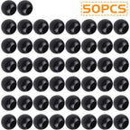 50pcs 20mm Black Wooden Beads Round Wood Beads Natural Wood Macrame Loose Beads with 10mm Large Hole for DIY Crafts Jewelry Making Garland Home Wall Hanging Decoration