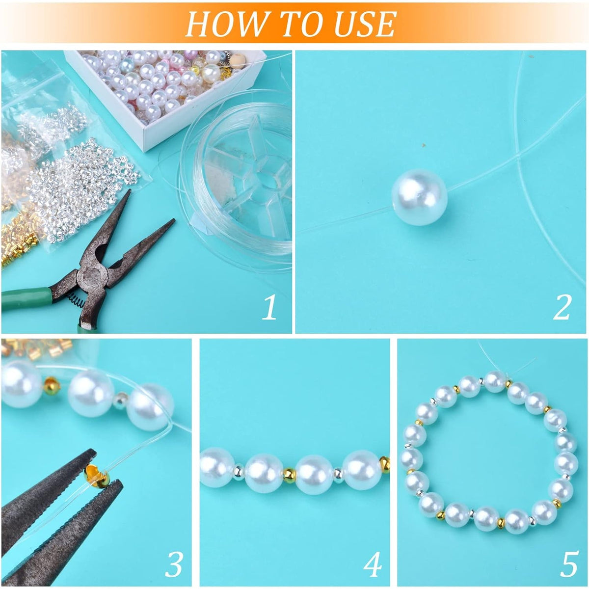 1200pcs 2mm Tube Crimp Beads and 3mm Crimp Bead Knot Covers Brass Cord End Tube Caps Half Round Open Crimp Beads for DIY Craft Necklace Bracelet Jewelry Making, 2 Colors