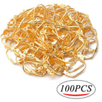 Hypoallergenic Earring Hooks, 100pcs Brass Leverback Shell Earrings French Hook Ear Wire with Open Loop for Jewelry Making, 2 Colors
