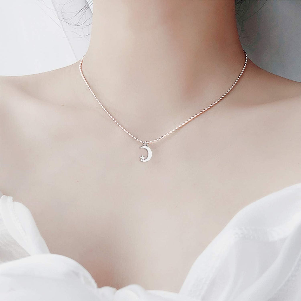 200pcs Crescent Moon and Star Charms Pendants Alloy Jewelry Findings for Crafting Making Earrings Necklace Bracelets,Gold and Silver