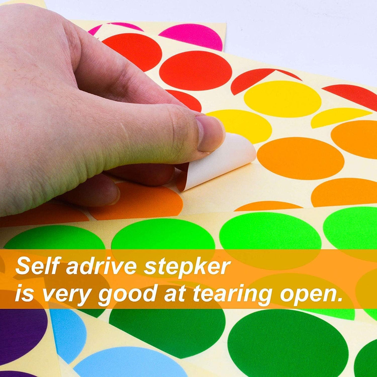 32 Sheets 32mm Round Dot Stickers Color Coding Labels, 16 Different Assorted Colors Dot Labels