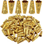 Beads Caps Making, 100pcs Antique Beads Caps Tibetan Style Cone Caps Metal Beads End Caps Flower Bead Caps Tassel Crafts DIY for Jewelry Making, 17.5 8.5mm