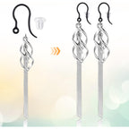 100pcs Black Plastic Earring Hooks French Earwire Fish Hooks with Loop and 100pcs Clear Earring Safety Backs for Women DIY Earrings Jewelry Making