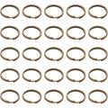 200 Pieces Small Bronze Key Chain Rings Split Ring Key Chains for Keys Organization,10mm Diameter