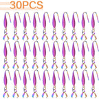 30pcs Stainless Steel Earring Hooks Rainbow Color Pendant Clasp Earring Hooks Ear Wire Buckle Dangle Earrings for DIY Jewelry Making Birthday Wedding Anniversary Favor Gifts