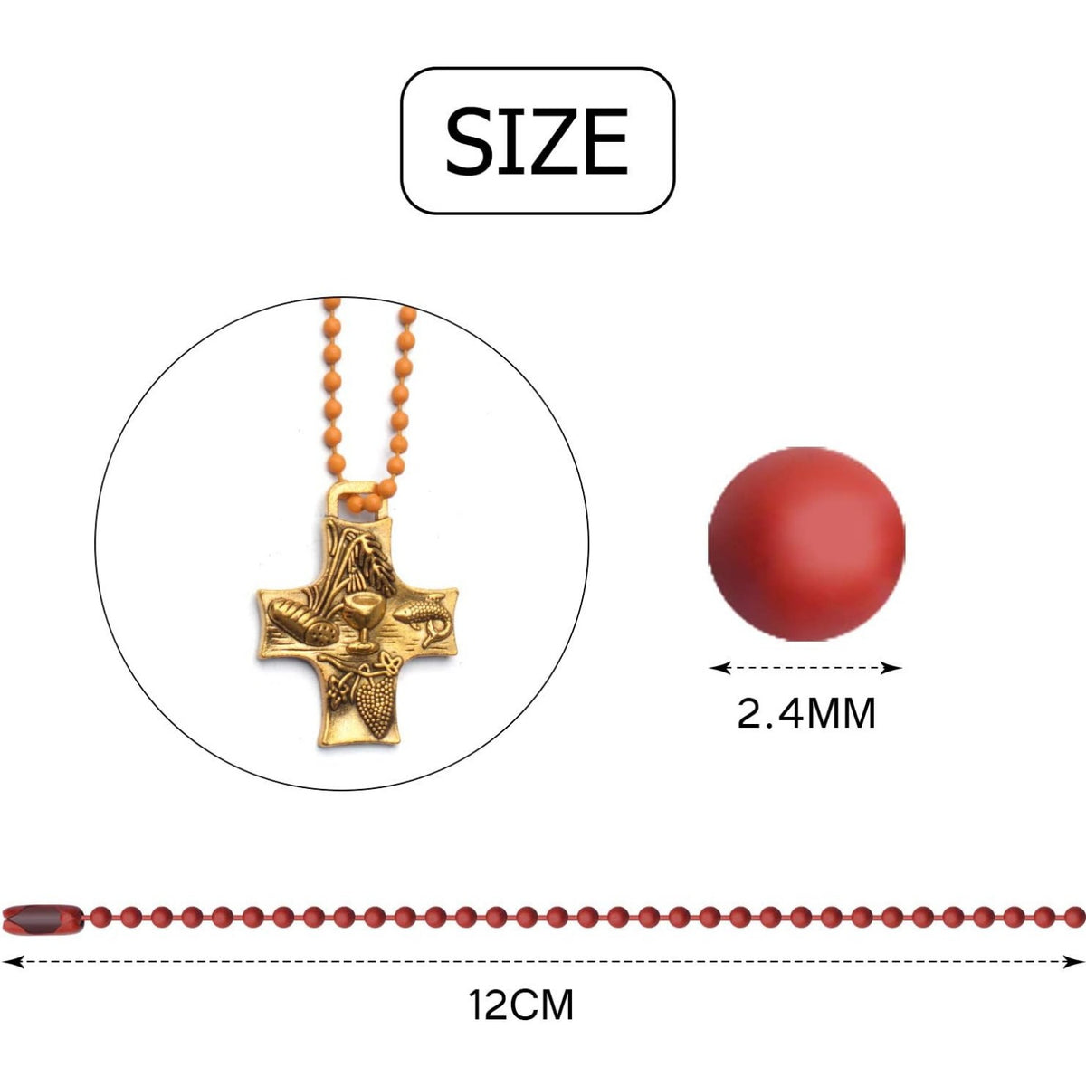 Ball Bead Chains,80pcs 2.4mm Diameter 120mm Long Metal Ball Bead Chains Small Ball Bead Chains Metal Pull Chain Extension with Matching Connectors Jewelry Accessories for Keychains Tags,8 Colors