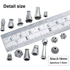 100 Gram (About 130-190pcs) Antique Silver Cone Bead Caps Flower End Caps Tassel End Cap for Jewelry Making Crafts DIY