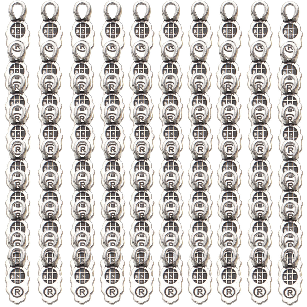 100pcs 4 Colors Tibetan Style Alloy Leaf Shape Glue on Pendant Bails Charms Connector Hanger for Earring Necklace Jewelry Crafts Making Supplies, 13×6×2mm