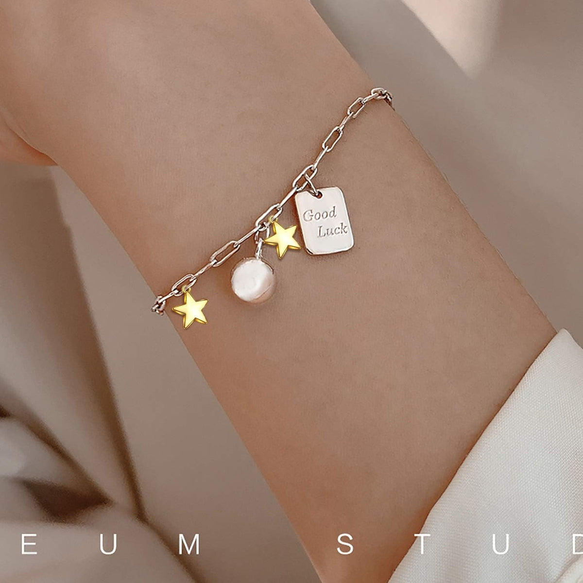 Star Pendant Charms, 100pcs Mini Five-Pointed Star Charms Tibetan Style Blank Stamping Star Shape Pendant for DIY Jewelry Making Crafting, Golden and Antique Silver, 11x10x4mm