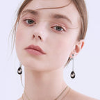 10pcs Hypoallergenic Stainless Steel Earring Hooks Screw Earring Clip Converters with Beaded Chains Pinch Clasps and 20pcs Clear Earring Backs for DIY Jewelry Making Findings