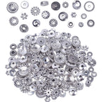 100 Gram Bali Style Antique Tibetan Silver Findings Jewelry Making DIY Metal Alloy Spacer Beads Deluxe New Mix 200-260pcs