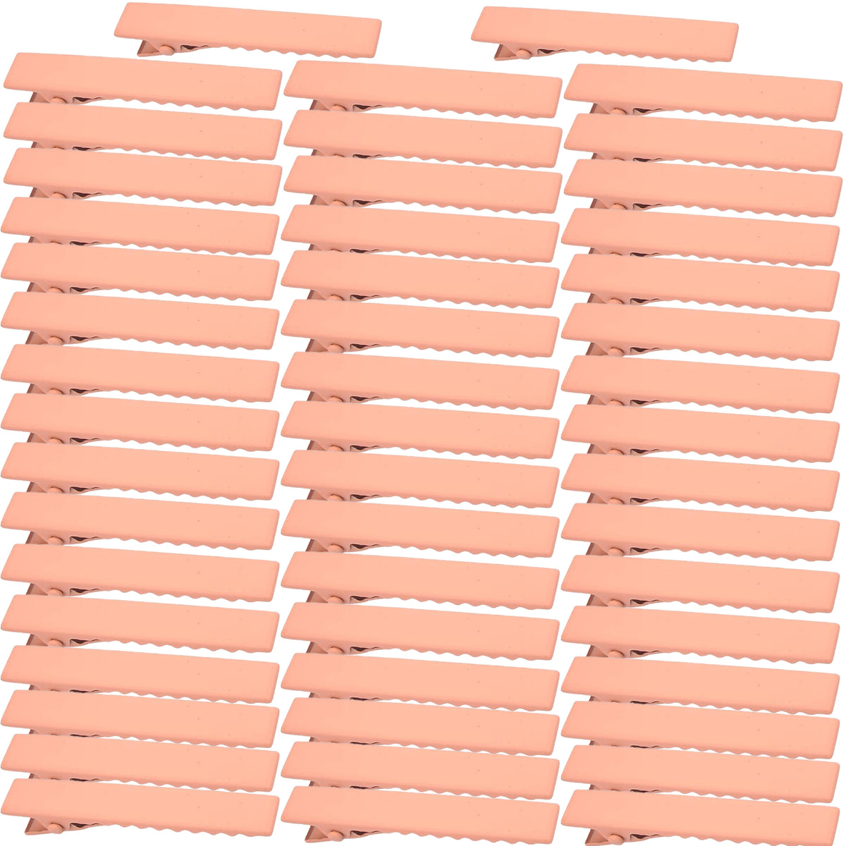 50pcs 10 Colors Alligator Hair Clips Metal Duck Bill Hairclips Single Prong Non-slip Hair Barrette Sectioning Hairpins for Women Salon Styling DIY Accessories