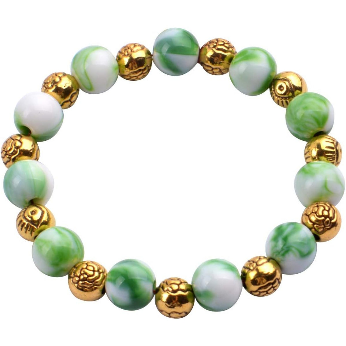 100g (About 130-180pcs) Antique Gold Small Beads Jewelry Bead Charm Spacers for Jewelry Making Bracelets Necklace