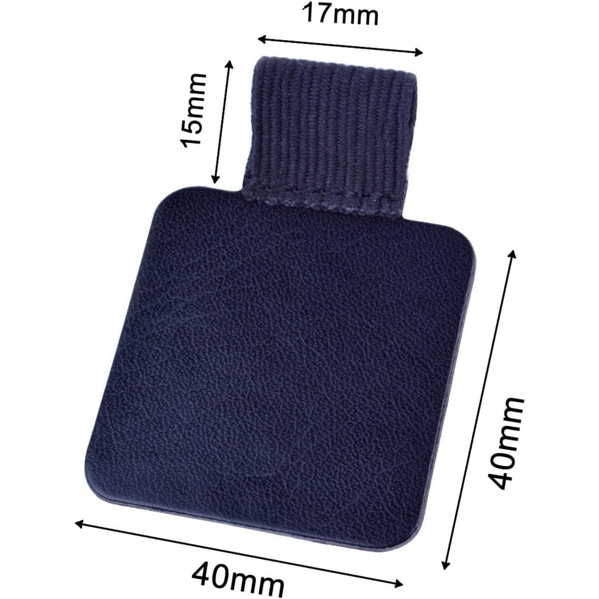 5pcs Self-adhesive Leather Pen Holder with Elastic Loop for Notebooks, Journals,Calendars and Planners (Black)