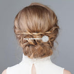 6pcs Silver Rhinestone Wedding Hair Clips Bridal Hair Pins Crystal Bobby Pins Mixed Heart Flower Star Barrettes Hair Accessories for Bride Women and Girls Decoration, 6 Styles