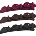 6pcs Double Retro Layer Twist Plait Hair Clips Flocking Texture Braided Hair Clips Woven Hairpin Barrettes with 3 Small Clips on Top for Women Girls Hair Styling, 3 Colors
