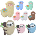 9pcs Animal Shape Silicone Focal Beads for Pen, Colorful Alpaca Sloth Cartoon Silicone Beads Character Rubber Beads Bulk for DIY Bracelet Keychains Jewelry Making Craft Projects